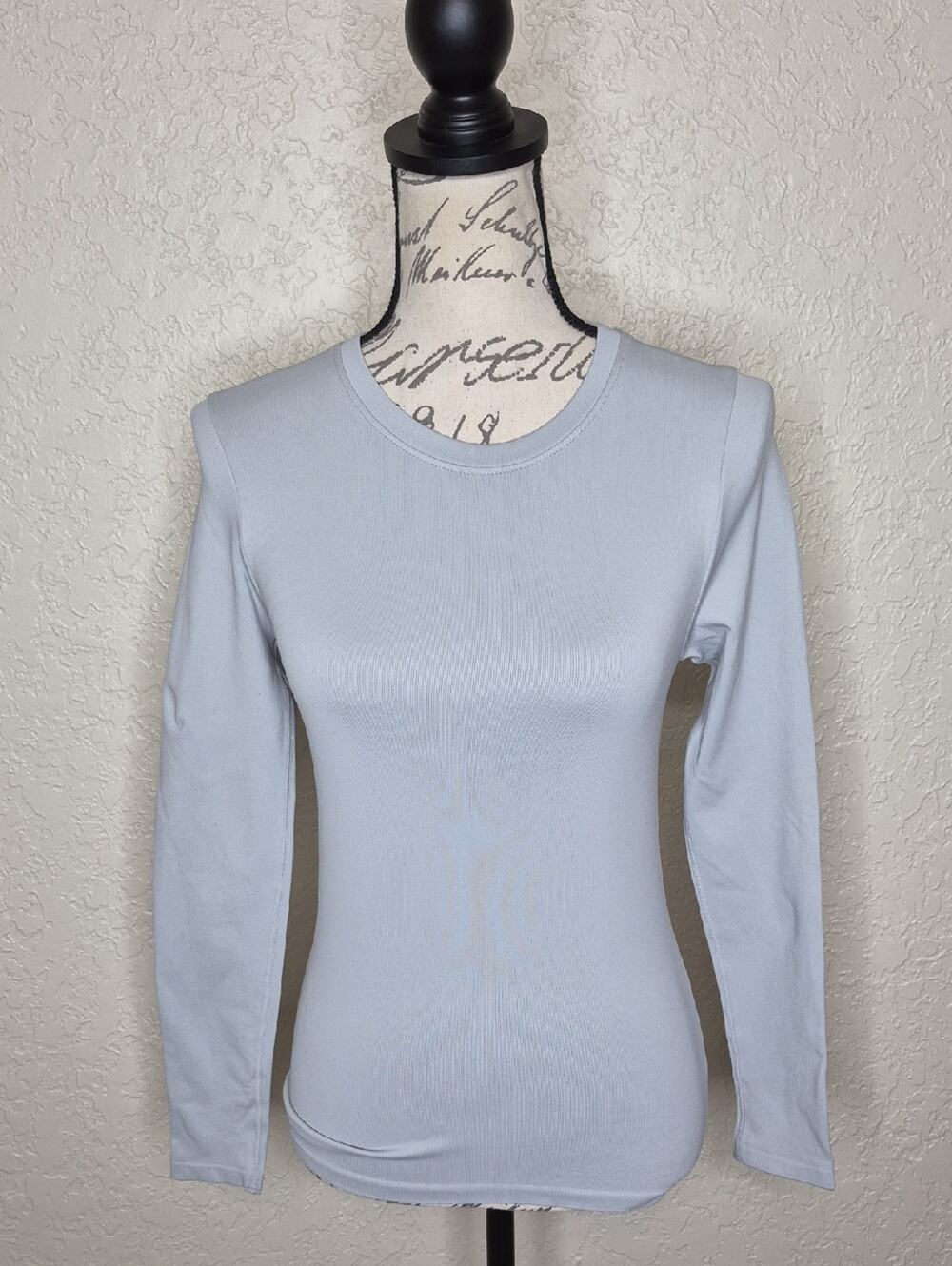 Oqq Long Sleeve Shirt Gray Size S